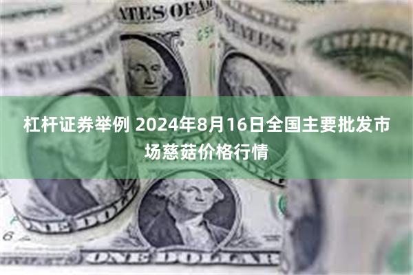 杠杆证券举例 2024年8月16日全国主要批发市场慈菇价格行情